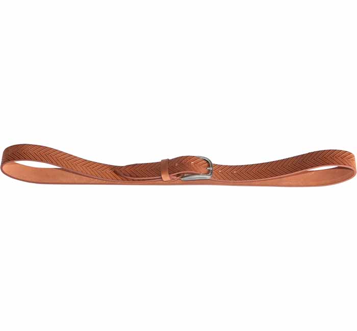 bruine leren riem
